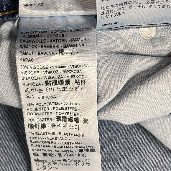 NWT Levi's Classic Bootcut Blue Jeans Size 24 - 44" waist x 31" inseam x 13" ris - Picture 5 of 8